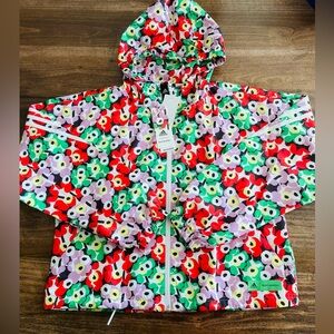 New adidas marimekko Women's Cross Jacket Woven Jacket HC4194 flower design